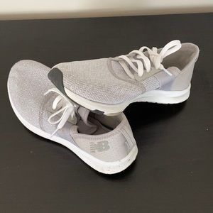 Grey new balance sneakers